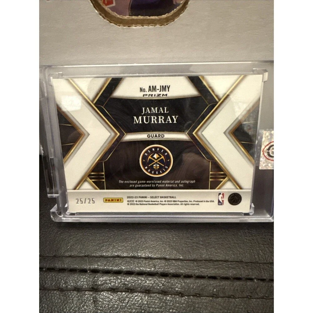 2022-23 Panini Select Jamal Murray Auto Patch Relic Tie Dye Serial #d 25/25 💥🔥